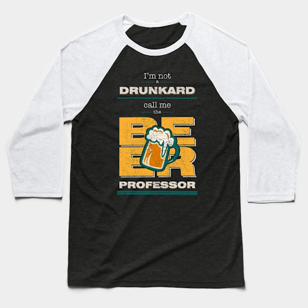 Beer professor Baseball T-Shirt by Tee Architect